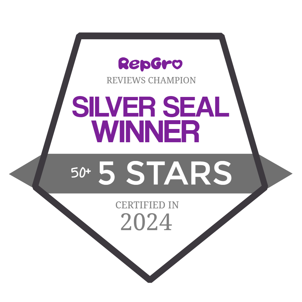 RepGro Silver Seal — 50+ five star reviews